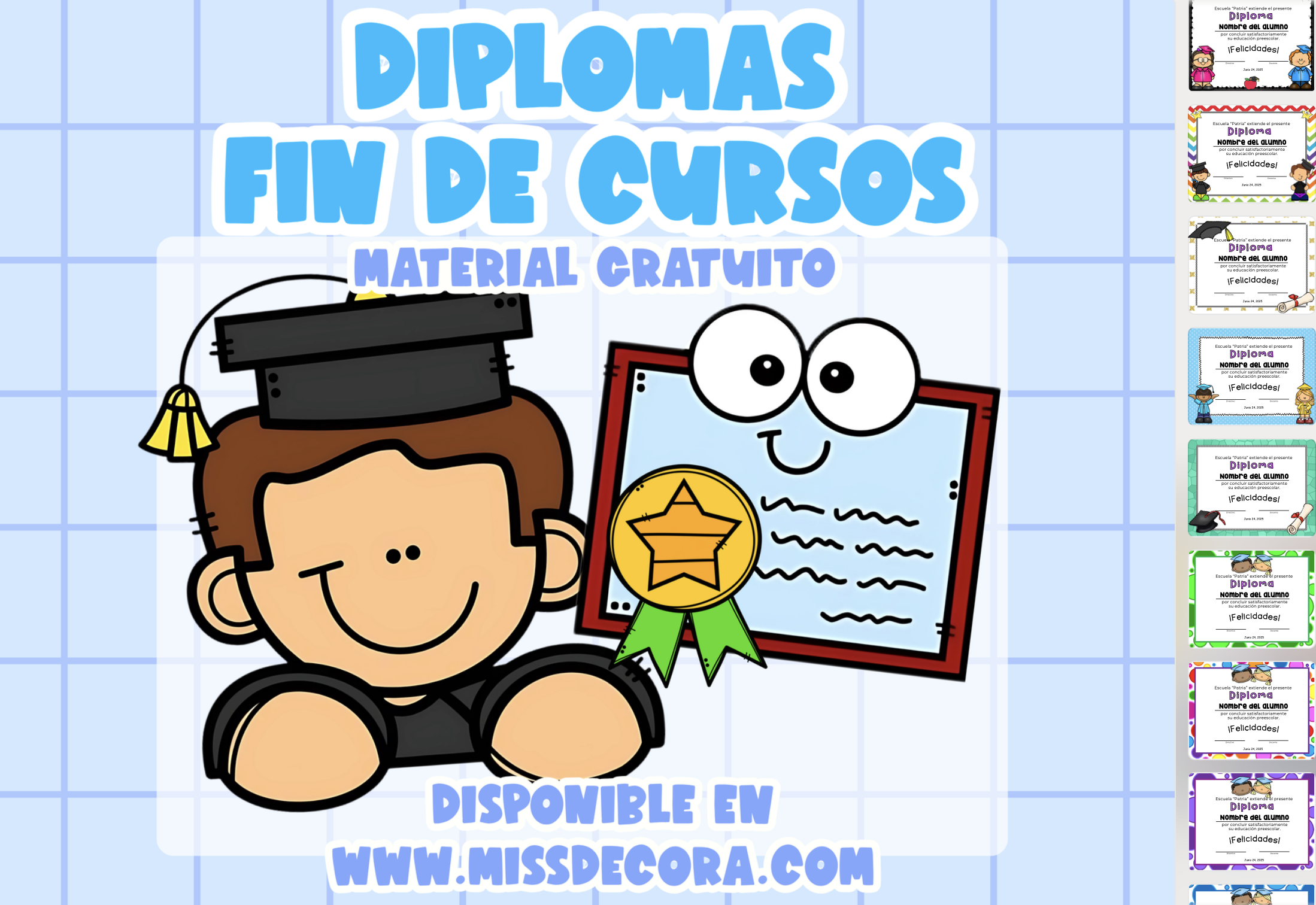 Plantilla: Diplomas para Fin de ciclo